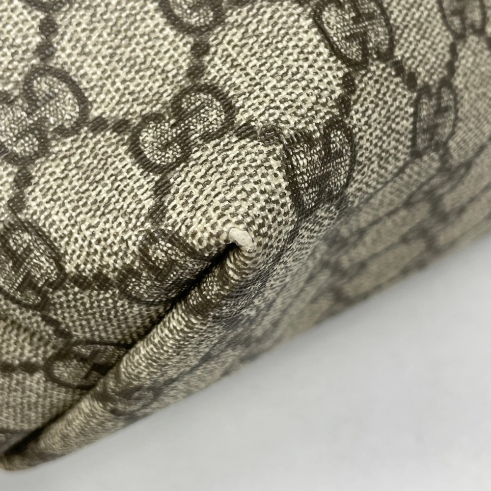 Gucci GG pattern tote bag, coated canvas, beige/brown, 211138, women's. - Picture 3 of 9